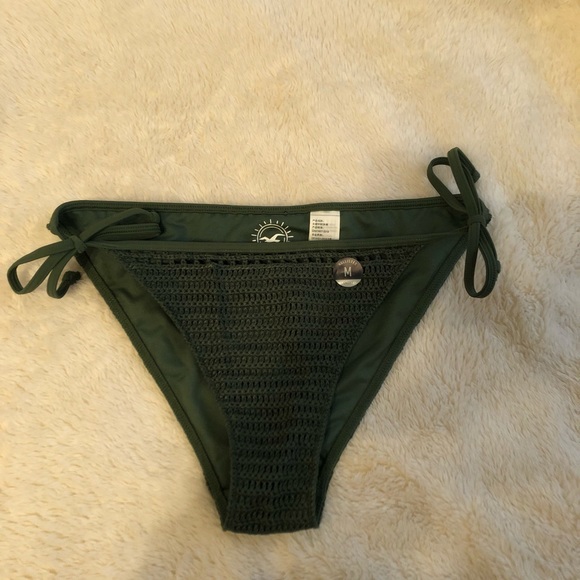 Hollister Swim Green Bikini Bottoms Poshmark